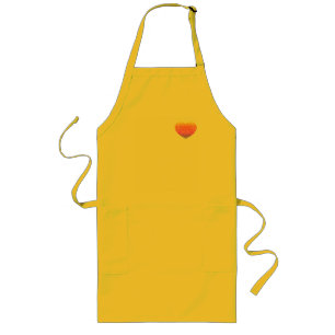 Tangled multi coloured Heart T-Shirt Long Apron