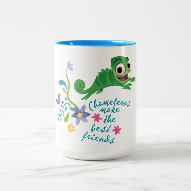 Tangled | Pascal - Chameleons Make the Best Friend Two-Tone Coffee Mug (Center)