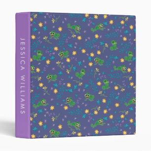 Tangled   Pascal - Purple Pattern Binder