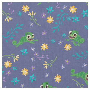 Tangled   Pascal - Purple Pattern Fabric