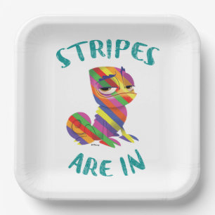 Tangled   Pascal - Stripes are In 2 Paper Plate
