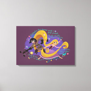 Tangled   Rapunzel & Cassandra Canvas Print