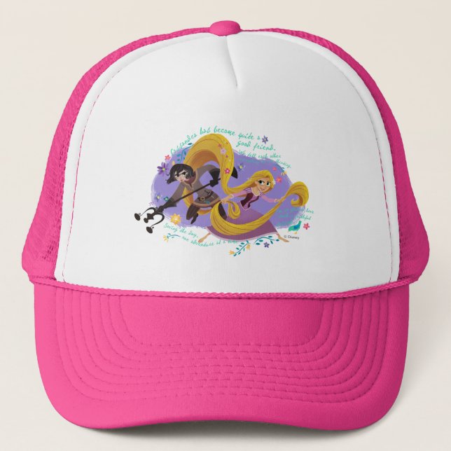 Tangled | Rapunzel & Cassandra Trucker Hat (Front)