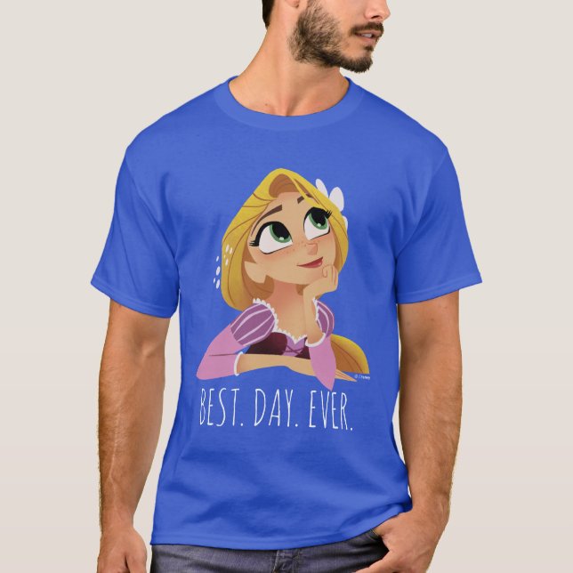 Tangled | Rapunzel - Never Give Up On Your Dreams T-Shirt (Front)