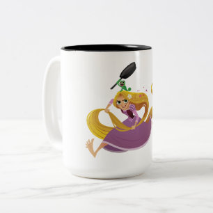 Tangled   Rapunzel & Pascal Two-Tone Coffee Mug