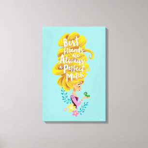 Tangled   Rapunzel - Perfect Match Canvas Print