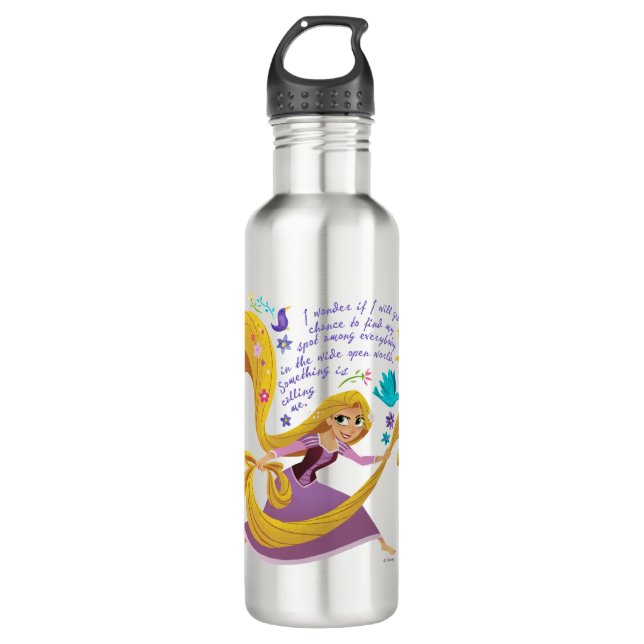 Tangled | Rapunzel - Something is Calling Me 710 Ml Water Bottle (Front)