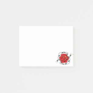 Tangled Rose T-Shirt Post-it Notes
