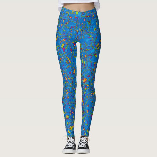 Tangles Leggings blue