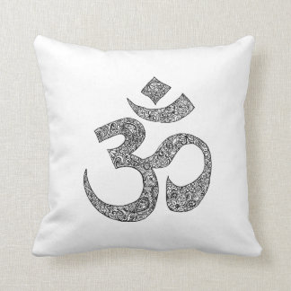 Tangly Om Throw Pillow