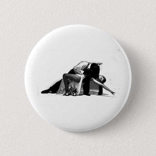 TANGO ADDICTION 2 INCH ROUND BUTTON (Front)