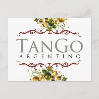 Tango argentin Carte de voeux