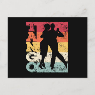 Tango Argentino Retro Vintage Tango Vals Tango Postcard