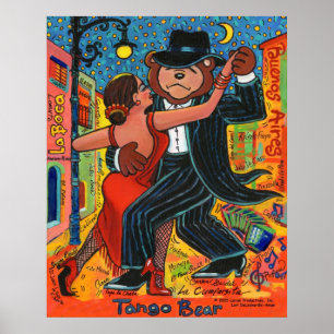 Tango Bear Print