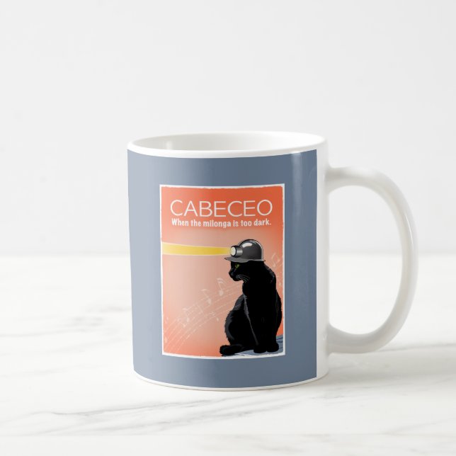 Tango Cabeceo When the Milonga Is Too Dark Coffee Mug (Right)