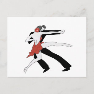 Tango/Dance With Me Postcard