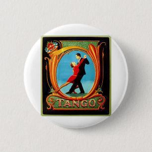 Tango Dancer 2 Inch Round Button