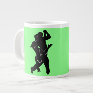 Tango Dancer Couple Mug - Vos Couleurs - Texte