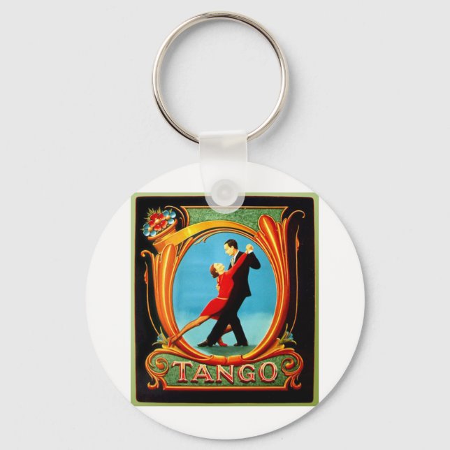 Tango Dancer Keychain (Front)