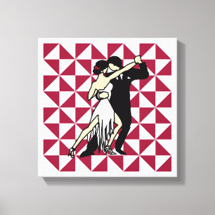 Tango Dancers Canvas Print