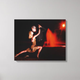 Tango Dancers Canvas Print