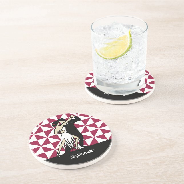 Tango Dancers Coaster (Side)