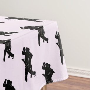 Tango Dancers Couple Tablecloth - Your Colours