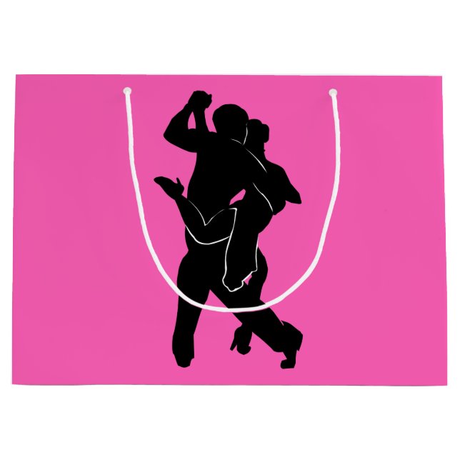 Tango Dancers Gift Bag - Custom Colours (Front)