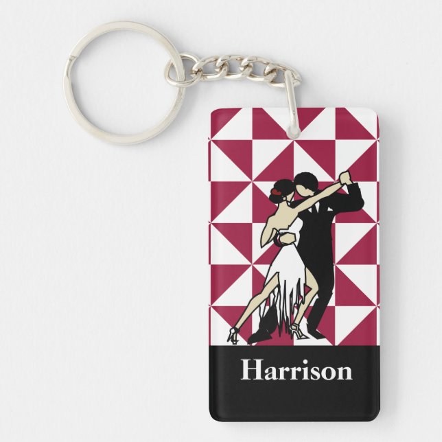 Tango Dancers Keychain (Front)
