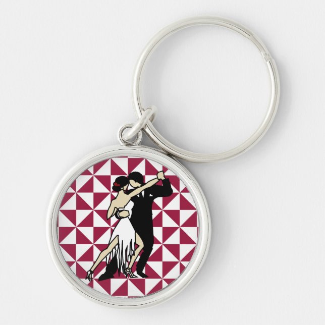 Tango Dancers Keychain (Front)