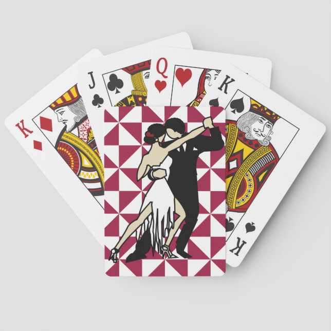 Tango Dancers Playing Cards (Back)