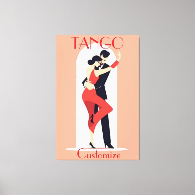 Tango Dancers Thunder_Cove Canvas Print (Front)