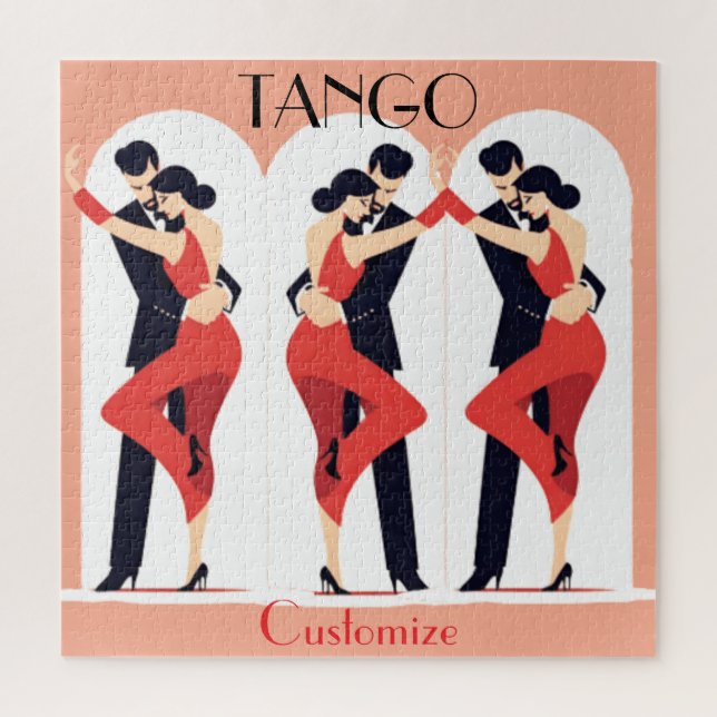 Tango Dancers Thunder_Cove Jigsaw Puzzle (Vertical)