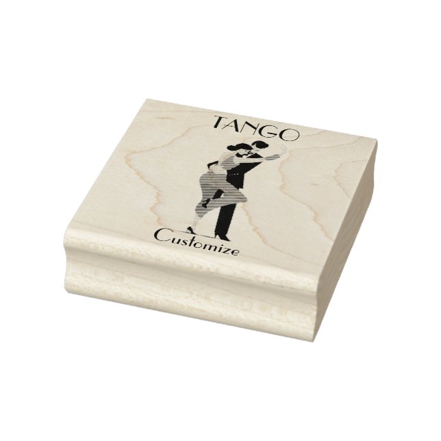 Tango Dancers Thunder_Cove Rubber Stamp (Stamp)
