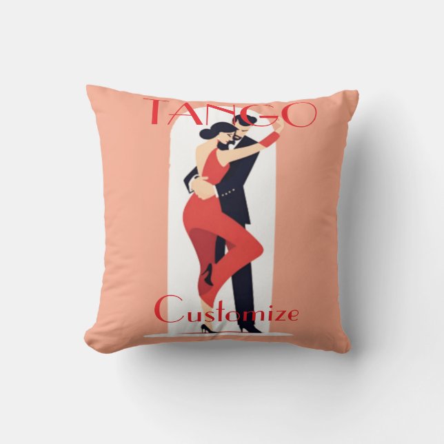 Tango Dancers Thunder_Cove Throw Pillow (Front)