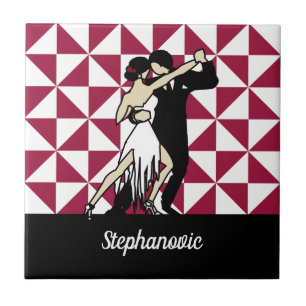 Tango Dancers Tile