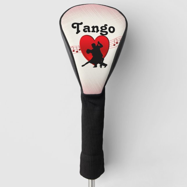 Tango Dances Design Personalize Golf Head Cover (Front)