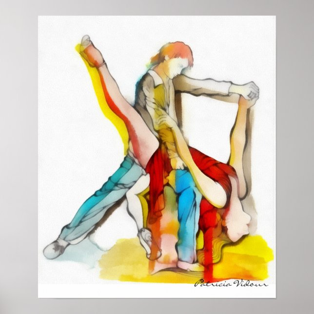 Tango Dancing Poster (Front)