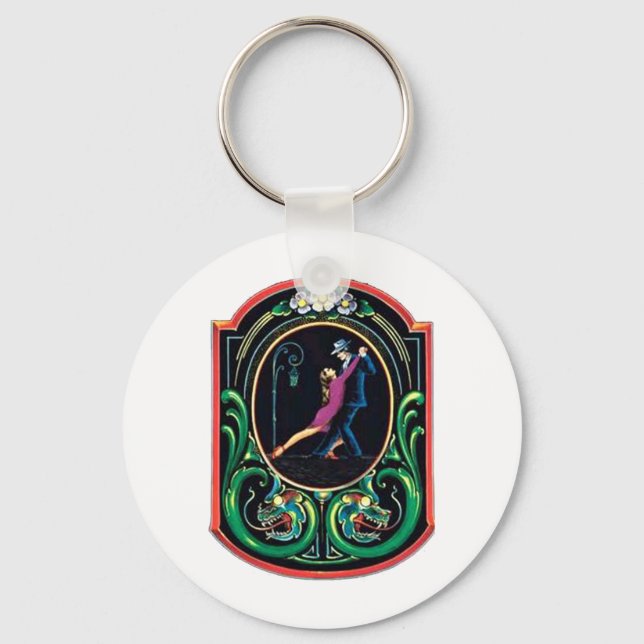 Tango design! Tango Art! Keychain (Front)