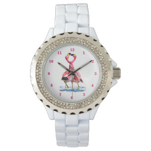 Tango Flamingos Watch Pink Flamingo Dance