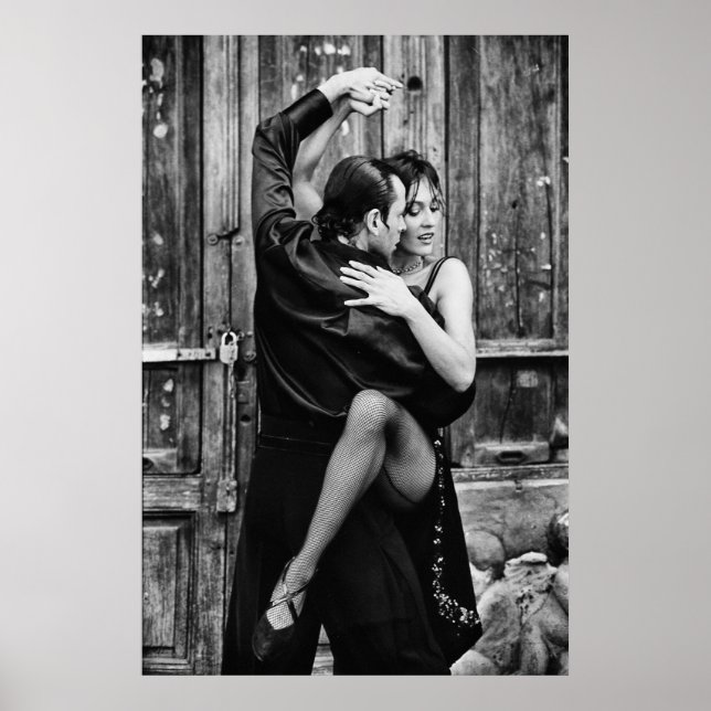 tango for two latin dance poster (Front)