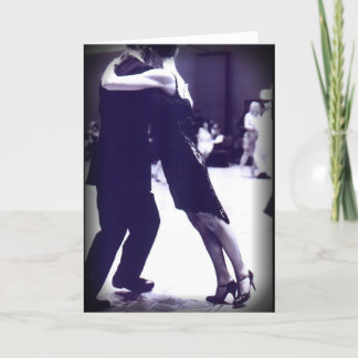 Tango Greeting Card