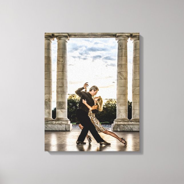 Tango in the Park Canvas Print (Front)
