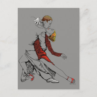 Tango Intimacy Postcard