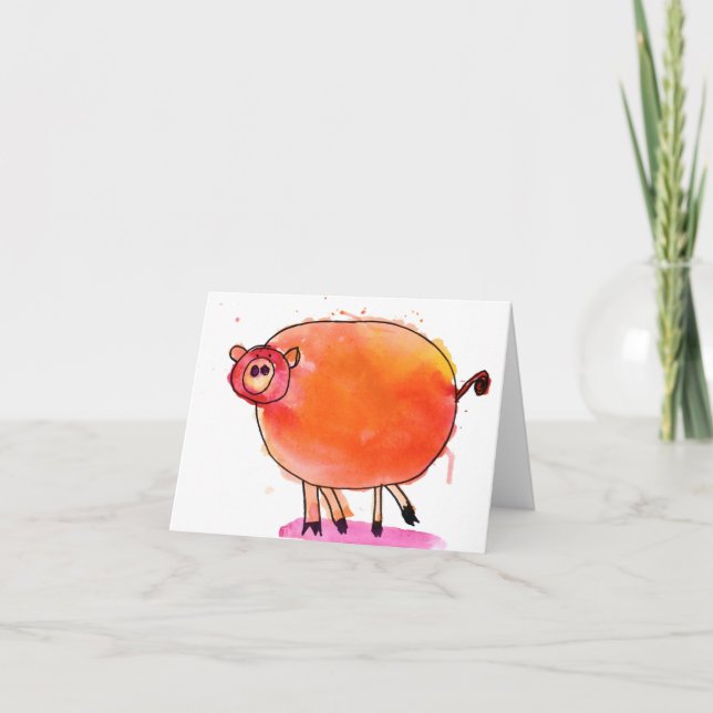 Tango Pig • Nate Perdue, Age 6 Card (Front)