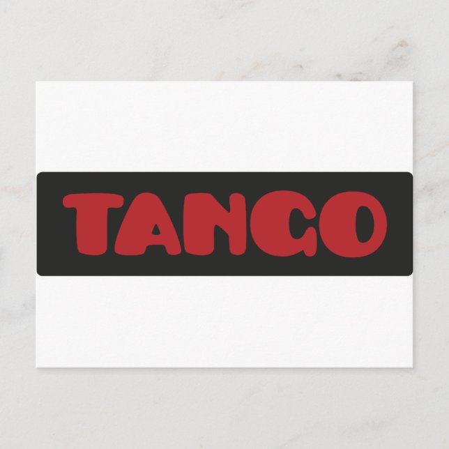 Tango Postcard (Front)