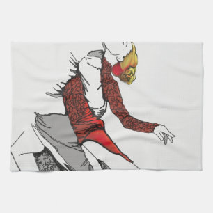 Tango Romance Kitchen Towel