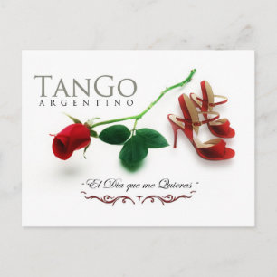 Tango spring postcard