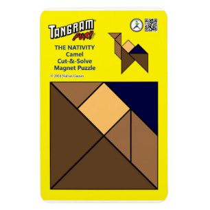 Tangram Nativity Magnet – Camel