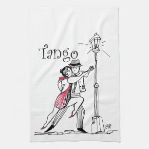 Tangueritos Couple Kitchen Towel